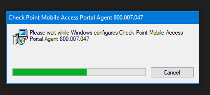 Tela de instalação do softaware