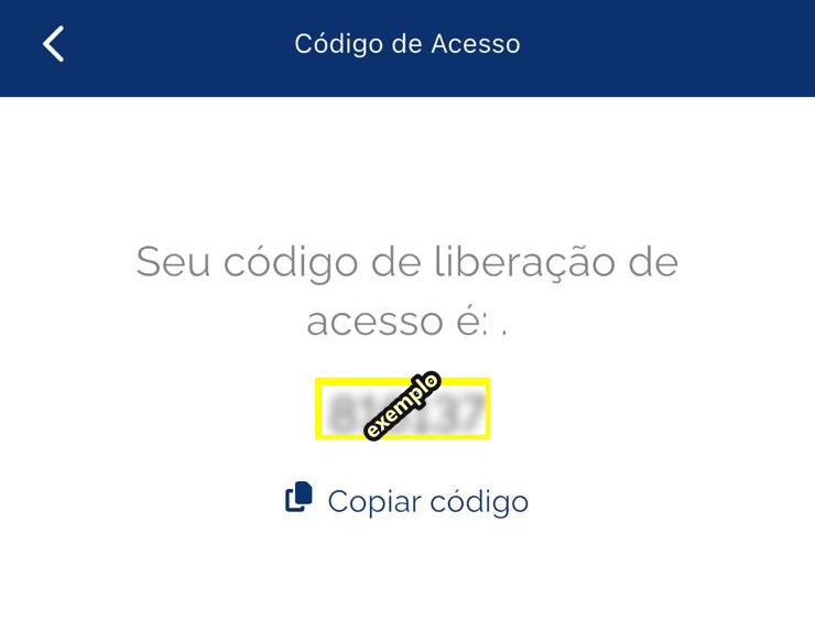 Conferindo o código enviado para o aplicativo do Gov.br instalado no dispositivo móvel do celular.