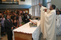 Padre Cláudio Correa celebrou Missa em Ação de Graças 