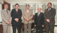 Leonardo Ferreira, Maurício Medeiros, Gerson de Oliveira, Anchieta Pinto e Inácio Costa
