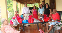 Servidores da VT visitam asilo que recebeu donativos da Campanha Natal Solidário 