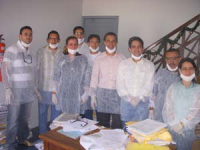 Juíza Liliana Bouéres e os servidores da VT de Bacabal, durante treinamento sobre o  PGD 