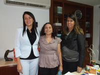 Juíza Solange Cordeiro, Ana Maria Mendes e a presidente do TRT, desembargadora Márcia Andrea