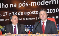 Des. Bezerra Leite e o juiz Leonardo Ferreira (TRT-MA)