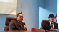 Des. James Magno Araújo e o delegado Rodrigo Corrêa