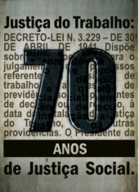 Comunicações oficiais do TRT-MA terão logomarca comemorativa dos 70 anos da Justiça do Trabalho no Brasil