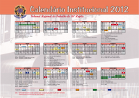 Calendário do TRT-MA para 2012