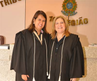 Desembargadoras Marcia Andrea Farias (e) e Ilka Esdra Araujo