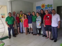 Desembargador Luiz Cosmo, servidores e outros visitantes conheceram o trabalho do instituto