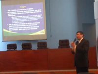 Secretário de Controle Externo do Tribunal de Contas da União no Maranhão, Carlos Wellington Leite de Almeida, explica sobre pregão eletrônico