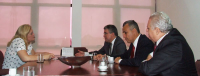 Presidente do TRT-MA recebe visita institucional de gerentes do Bradesco