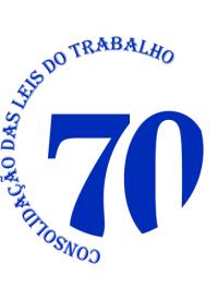 Logomarca oficial da Campanha dos 70 anos da CLT