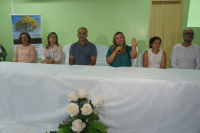 Juíza Liliana Bouéres fala durante abertura da Semana Ambiental de Chapadinha.