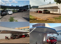 JT-MA instala tendas para cobrir estacionamentos de varas trabalhistas