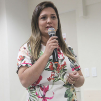 Juíza Roberta Carvalho explicou os métodos de conciliação dos CEJUSCs