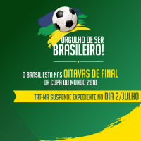 Justiça do Trabalho no Maranhão suspende expediente no dia do jogo do Brasil nas oitavas de final da Copa 2018