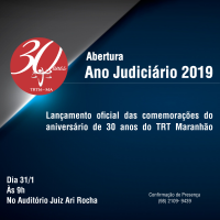 TRT-MA realiza solenidade de abertura do Ano Judiciário de 2019