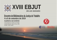TRT-MA divulga programação do XVIII Encontro de Bibliotecários da Justiça do Trabalho