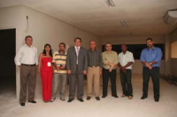 Magistrados e servidores em visita às novas instalações do Fórum Astolfo Serra