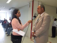 Equipe da Tv Difusora entrevistou o juiz Érico Renato Serra Cordeiro