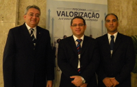 Juiz Manoel Lopes Veloso, Des. James Magno e o presidente da Amatra XVI, Carlos Gustavo Brito, representaram a JT-MA, no Encontro Nordeste