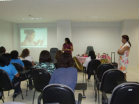 Mães do TRT-MA participam de workshop de maquiagem