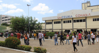 Movimentação dos candidatos foi intensa na abertura dos portões da Universidade Ceuma