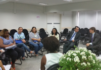 Os magistrados Angelina Costa e Bruno Motejunas e o procurador do Trabalho Marcos Rosa falaram sobre a importância do programa