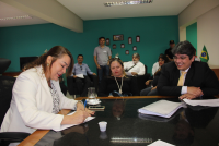 Desembargadora assinou acordo após mediação entre Sindicato dos Báncarios e o Banco do Brasil