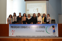 Organizadores e palestrantes do Workshop Prevenção e Combate ao Trabalho Infantil