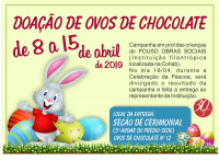 TRT-MA realiza campanha de doação de ovos de chocolate como parte da programação de páscoa do tribunal