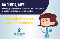 Setor de Saúde do TRT do Maranhão realiza campanha em prevenção ao Coronavírus
