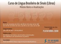Imagem referente ao Curso de Língua Brasileira de Sinais (Libras)