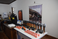 Imagem de materiais e equipamentos entregues à Guarda Civil Municipal de Estreito