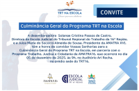 Imagem de um convite em tons de azul e branco.