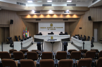 Foto mostra o Plenário do Tribunal Pleno do TRT-16