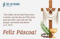 Imagem de fundo cinza com texto preto à esquerda e imagem de cruz à direita.