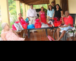 Servidores da VT visitam asilo que recebeu donativos da Campanha Natal Solidário 