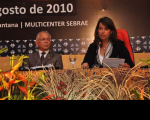 Presidente do TRT-MA, desembargadora Márcia Andrea, faz apresentação do ministro Brito Pereira, do TST