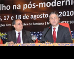 Des. Bezerra Leite e o juiz Leonardo Ferreira (TRT-MA)