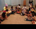 Desembargadora Ilka Esdra participa das atividades lúdicas com as crianças