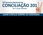 Semana Nacional de Conciliação começa no dia 7 de novembro
