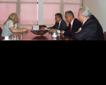 Presidente do TRT-MA recebe visita institucional de gerentes do Bradesco