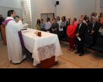Celebração de missa reuniu magistrados, servidores, terceirizados e familiares no auditório Juiz Ari Rocha