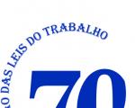 Logomarca oficial da Campanha dos 70 anos da CLT