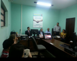 Magistrados e servidores participam da sessão de encerramento da correição na VT de Pinheiro