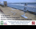 Comissão Ambiental do TRT-MA protesta contra poluição das praias