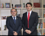 Presidentes eleitos: desembargador James Magno (TRT-MA) e advogado Thiago Diaz (OAB-MA).