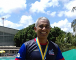 Rogério ganhou bronze nos 100m