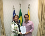 Presidente do TRT-MA entregou ofício com as solicitações ao prefeito Edvaldo Holanda Júnior